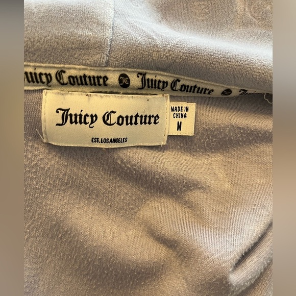 Juicy Couture Lavender Patterned tracksuit vest size medium - Picture 7 of 8